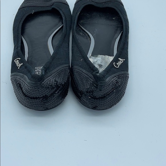 Coach Fabric and Sequin Ballet Flats Authentic - Picture 6 of 6